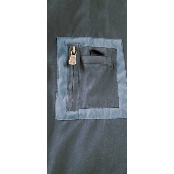 Bill Blass Men’s XL Winter Parka Black Blue Shoulder Corduroy Collar 7 Pockets - Picture 11 of 16